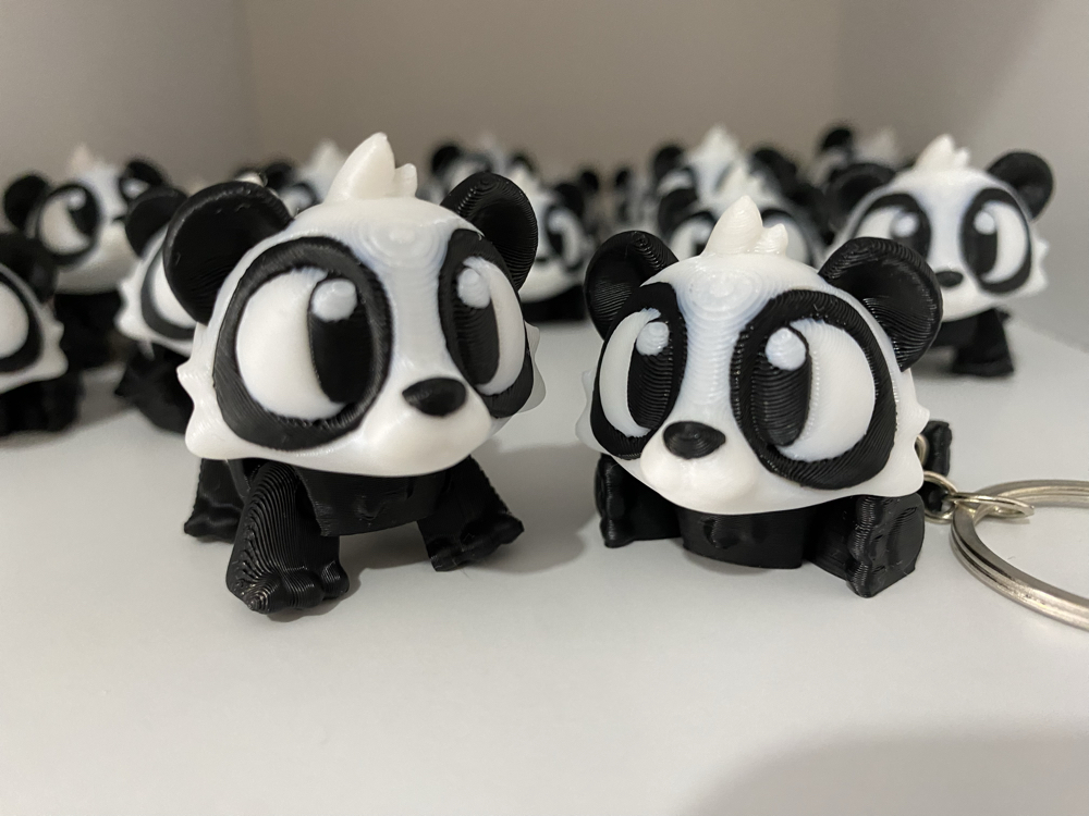 Panda anahtarlık 1 adet