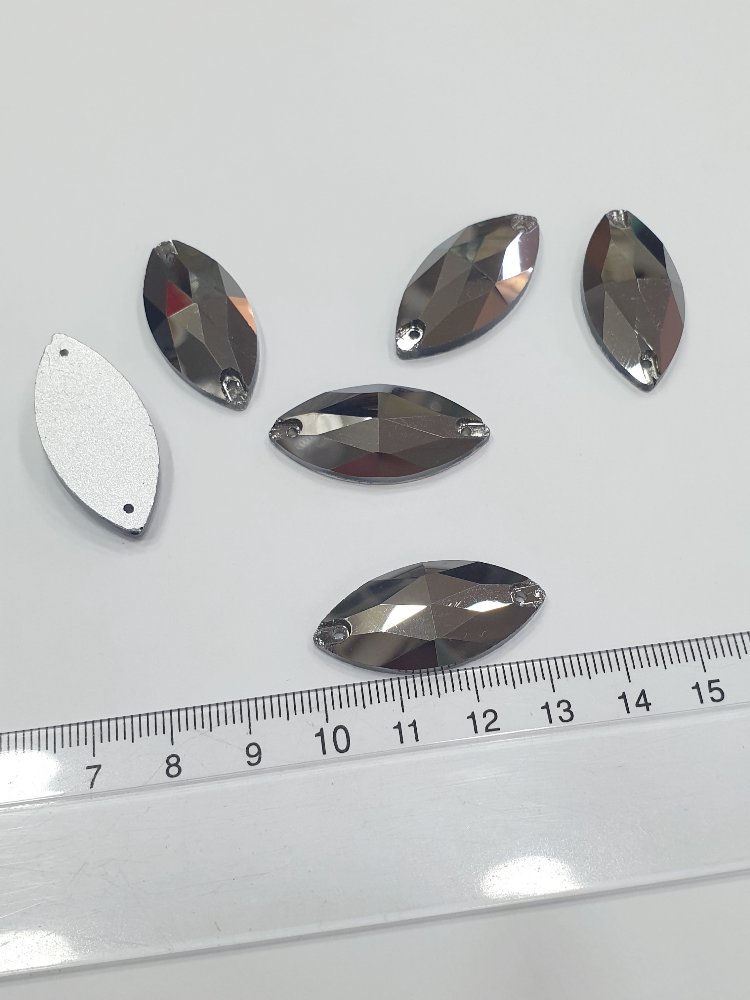 Dikme Taş - Antrasit Mekik 15*32mm