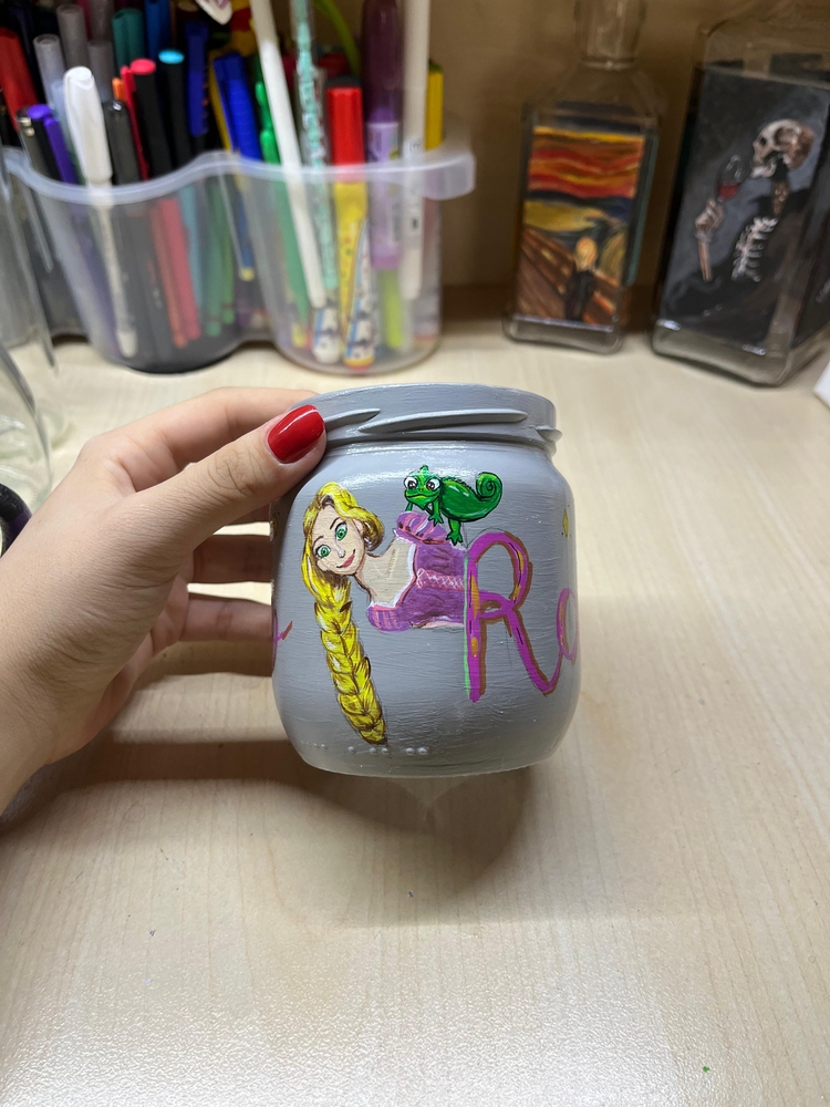Rapunzel kavanoz