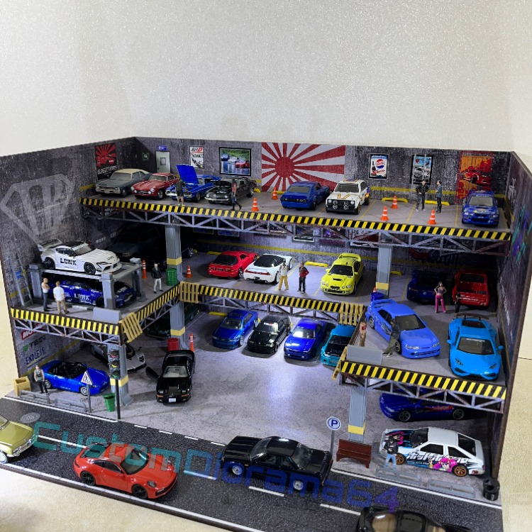 1:64 - Speedway Diorama Garaj