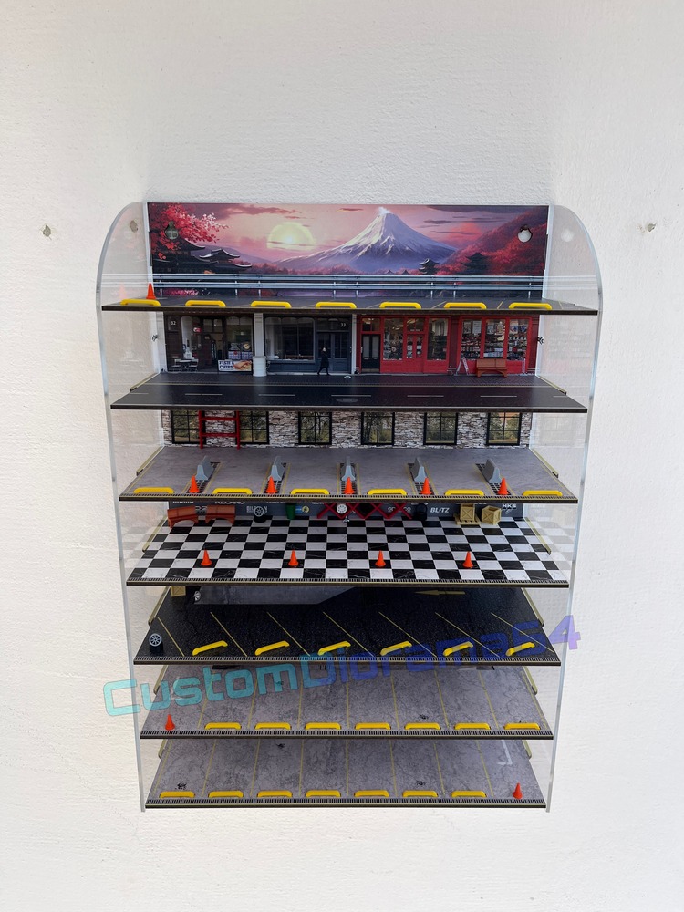 1:64 Ölçek - 7 Katlı Duvar Dioraması
