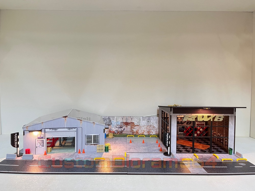 1:64 - RWB Showroom & Garaj Diorama
