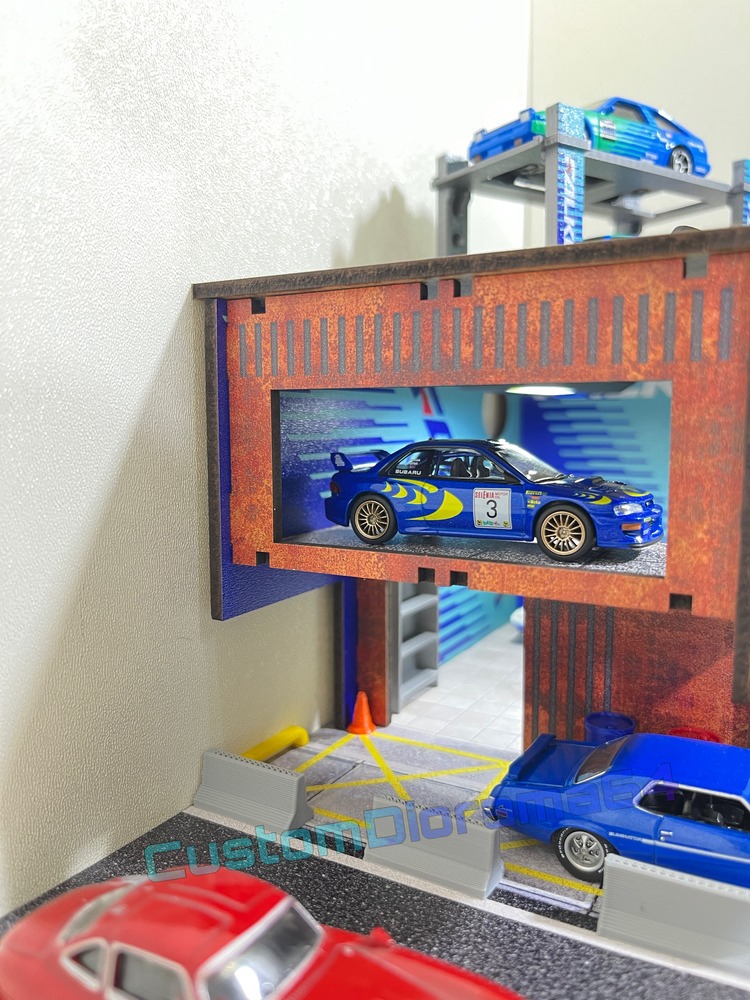 1:64 Ölçek - FALKEN Diorama Garaj
