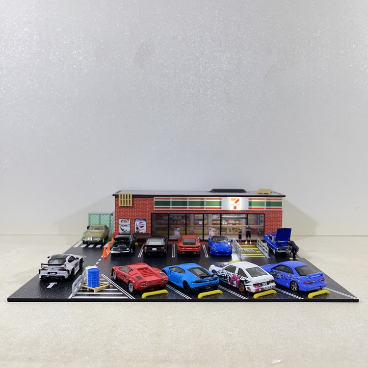 1:64 Ölçek - 7 ELEVEN Market Diorama