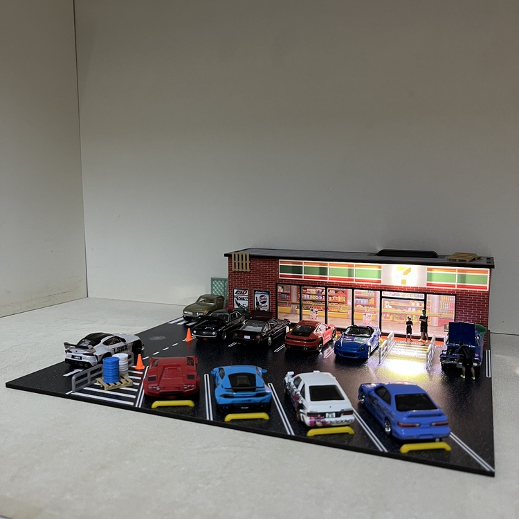 1:64 Ölçek - 7 ELEVEN Market Diorama