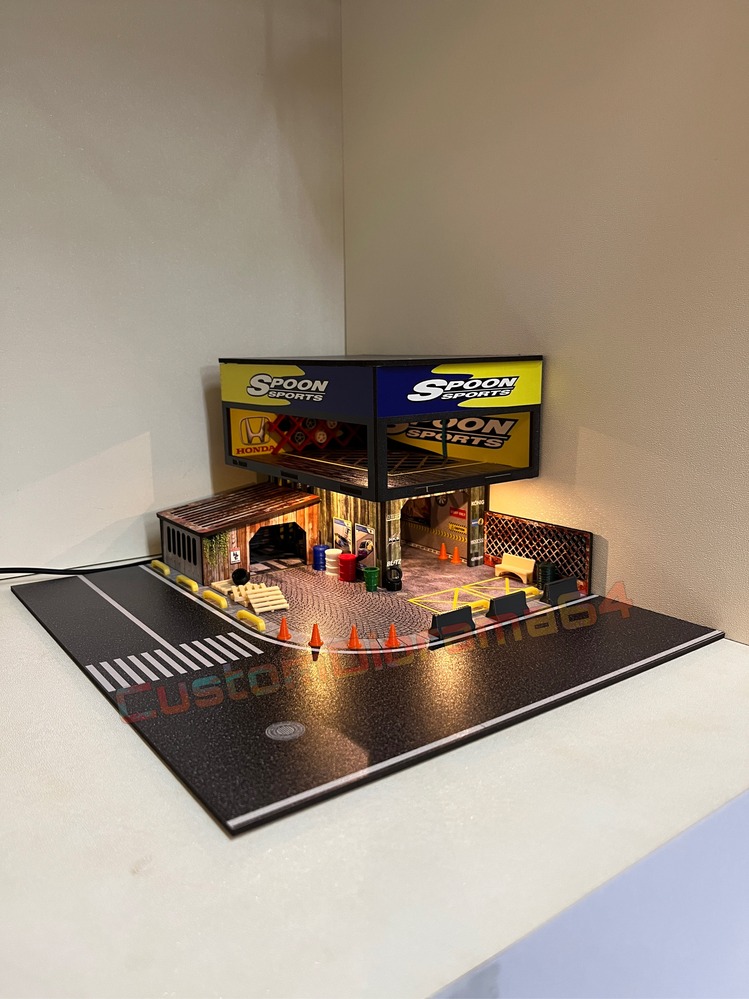 1:64 Ölçek - Spoon Diorama Garaj