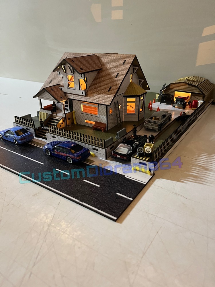 1:64 Ölçek - Toretto House Diorama