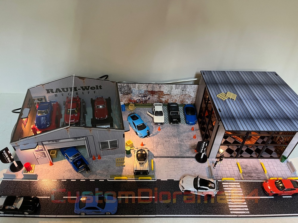 1:64 - RWB Showroom & Garaj Diorama