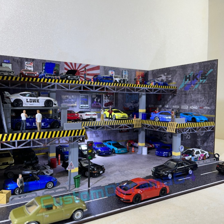 1:64 - Speedway Diorama Garaj