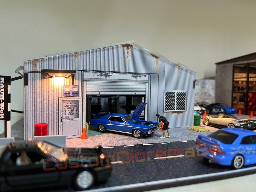 1:64 - RWB Showroom & Garaj Diorama