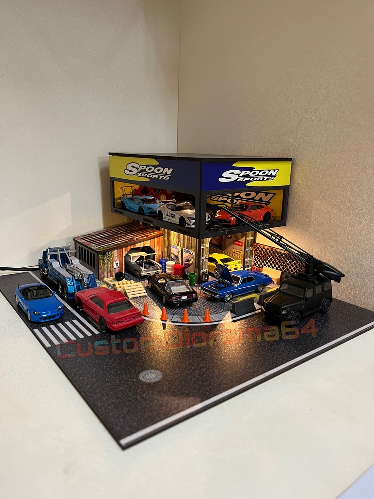 1:64 Ölçek - Spoon Diorama Garaj