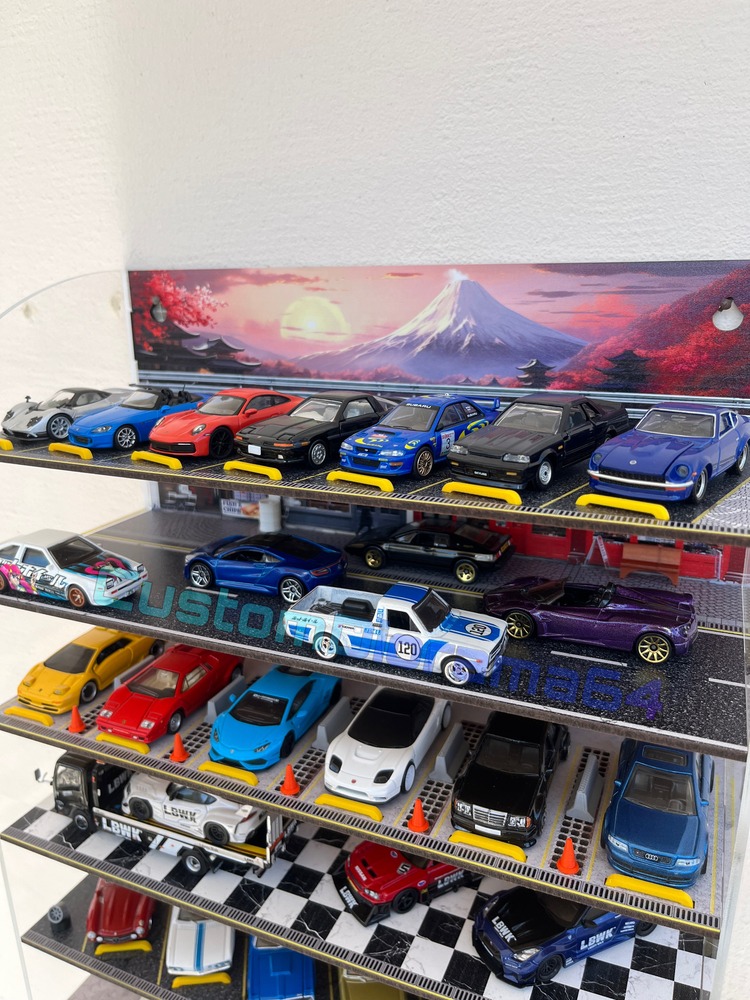 1:64 Ölçek - 7 Katlı Duvar Dioraması