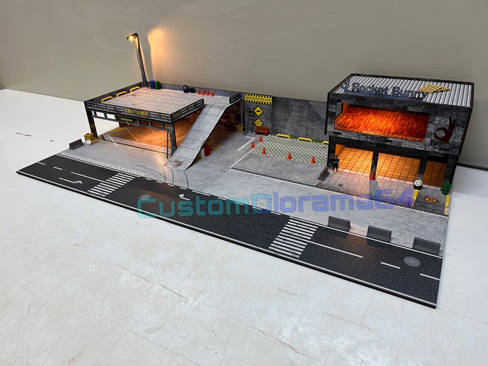 1:64 - Rocket Bunny ve Katlı Garaj Diorama
