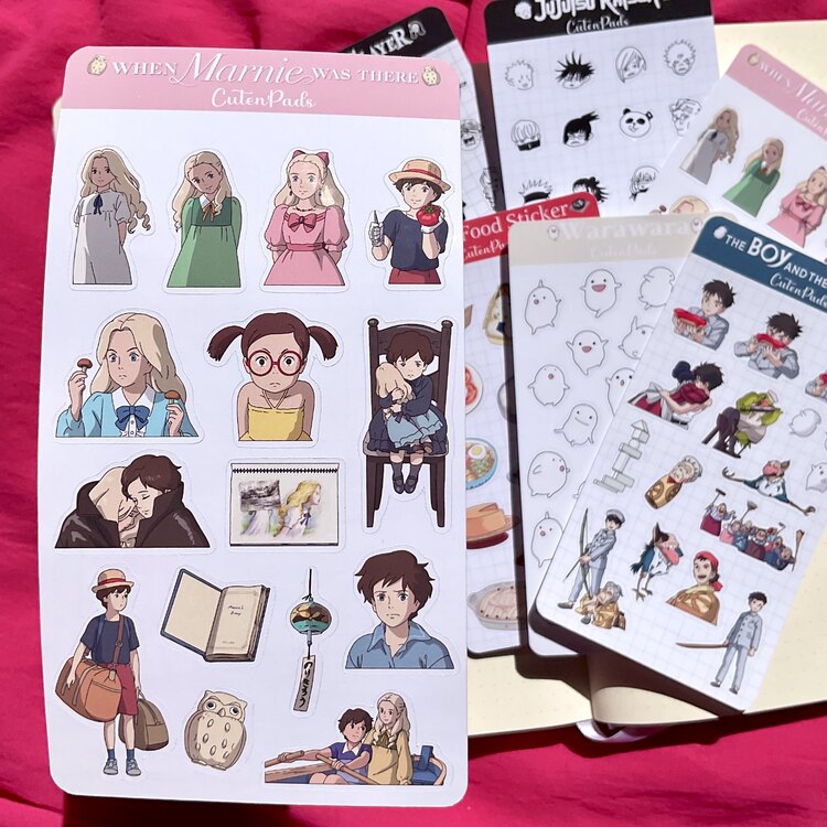 When Was Marnie Sticker Sheet