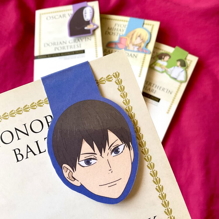 Kageyama Magnetli Kitap Ayracı