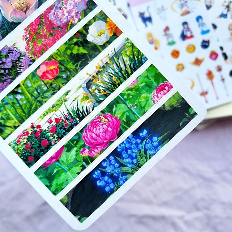 Ghibli Floral Sticker Sheet