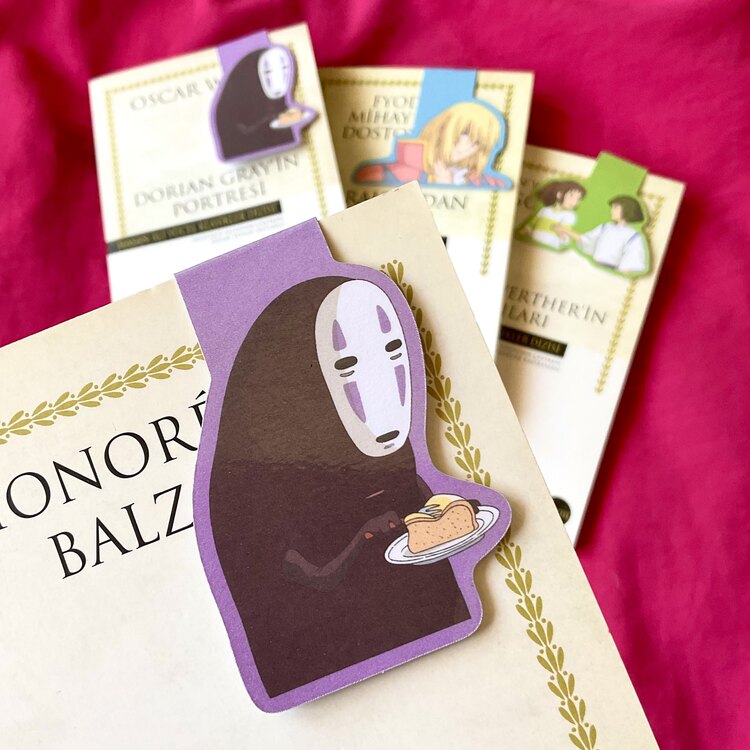 No Face Magnetli Kitap Ayracı