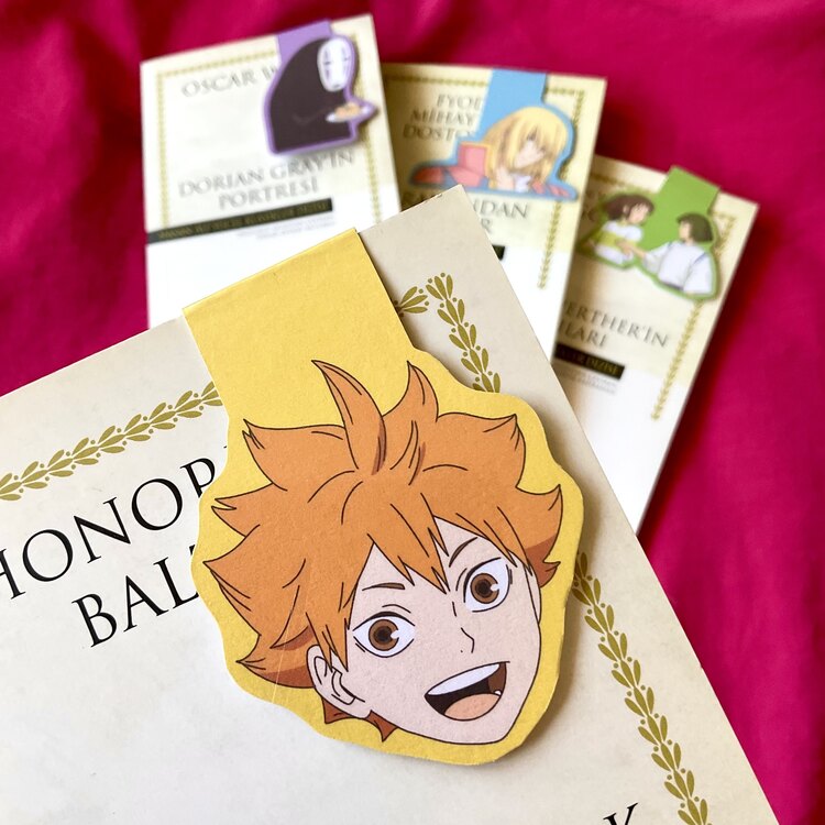 Hinata Magnetli Kitap Ayracı