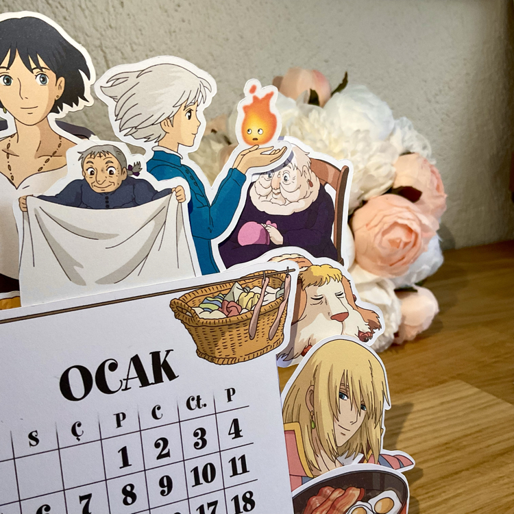 2026 Howl’s Moving Castle Takvim