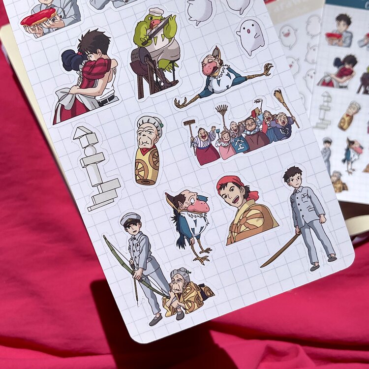 The Boy and The Heron Sticker Sheet
