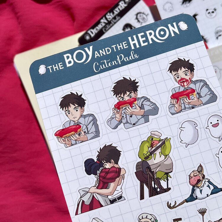 The Boy and The Heron Sticker Sheet