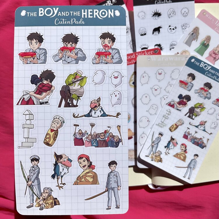 The Boy and The Heron Sticker Sheet