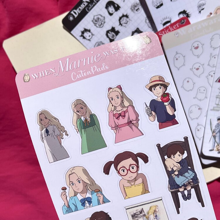 When Was Marnie Sticker Sheet