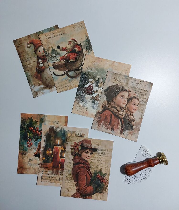 Xmas notes paper