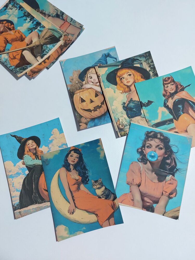 Halloween witches paper