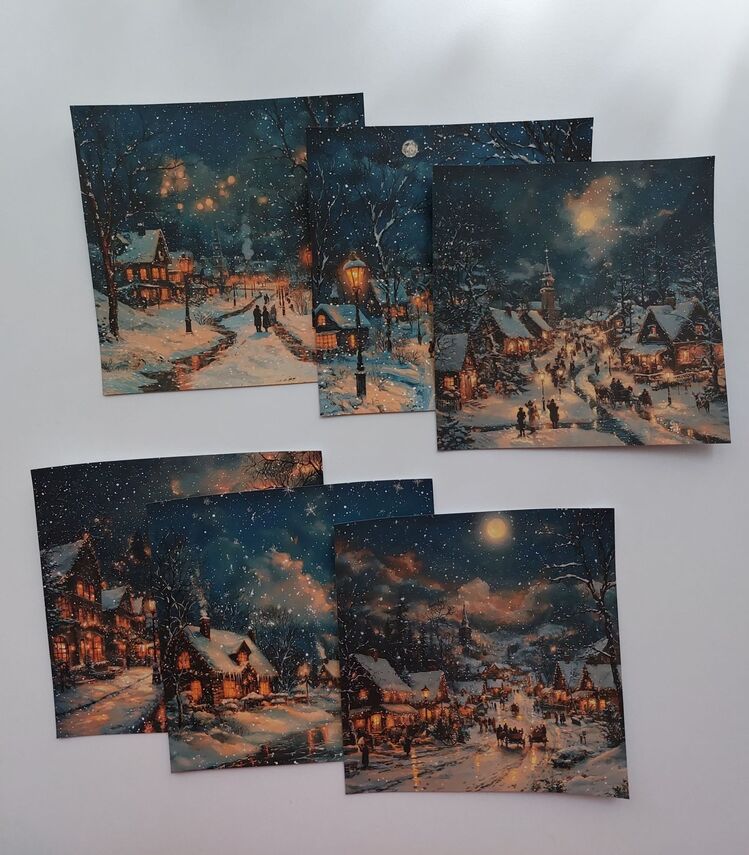 Winter night paper