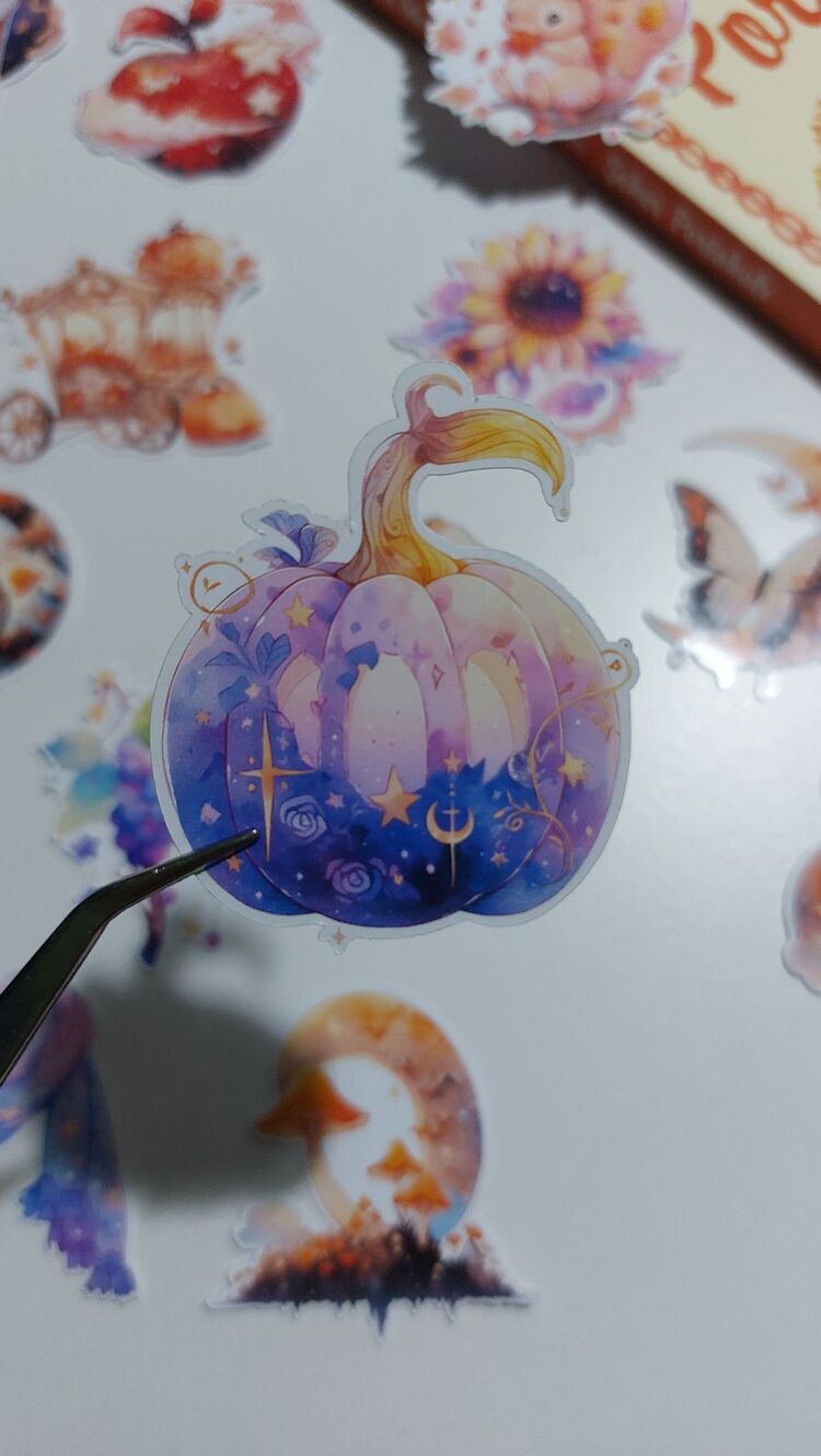 Celestial fall sticker 