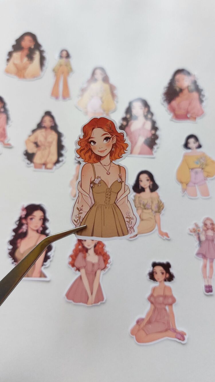 Soft girl sticker