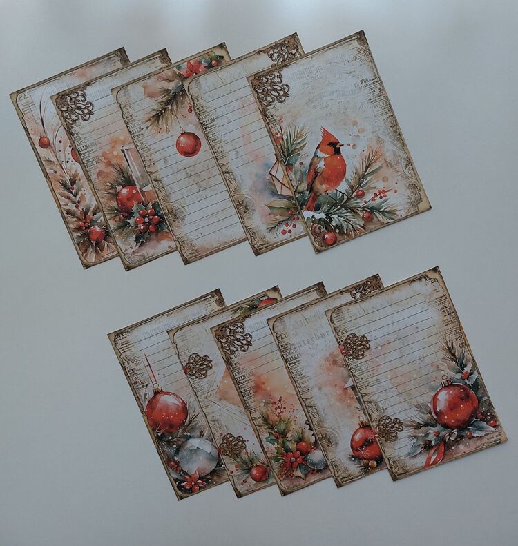 Vintage xmas sticker 