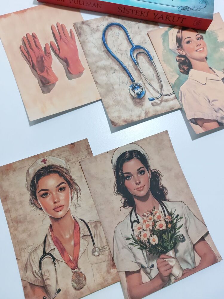 Vintage nurses paper
