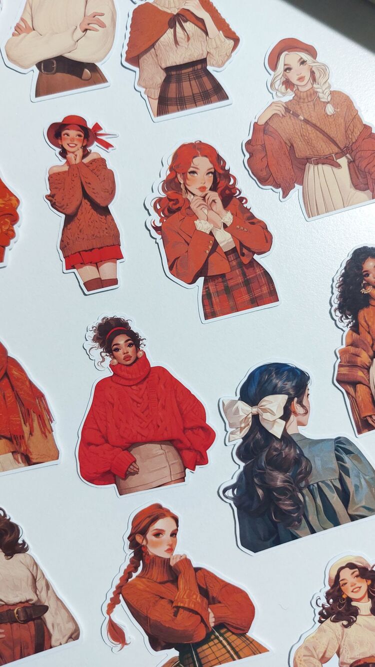 Fall vibe sticker 