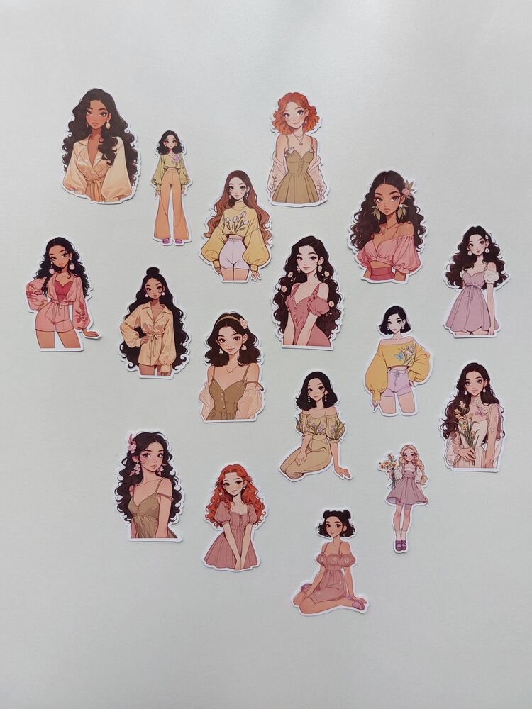 Soft girl sticker