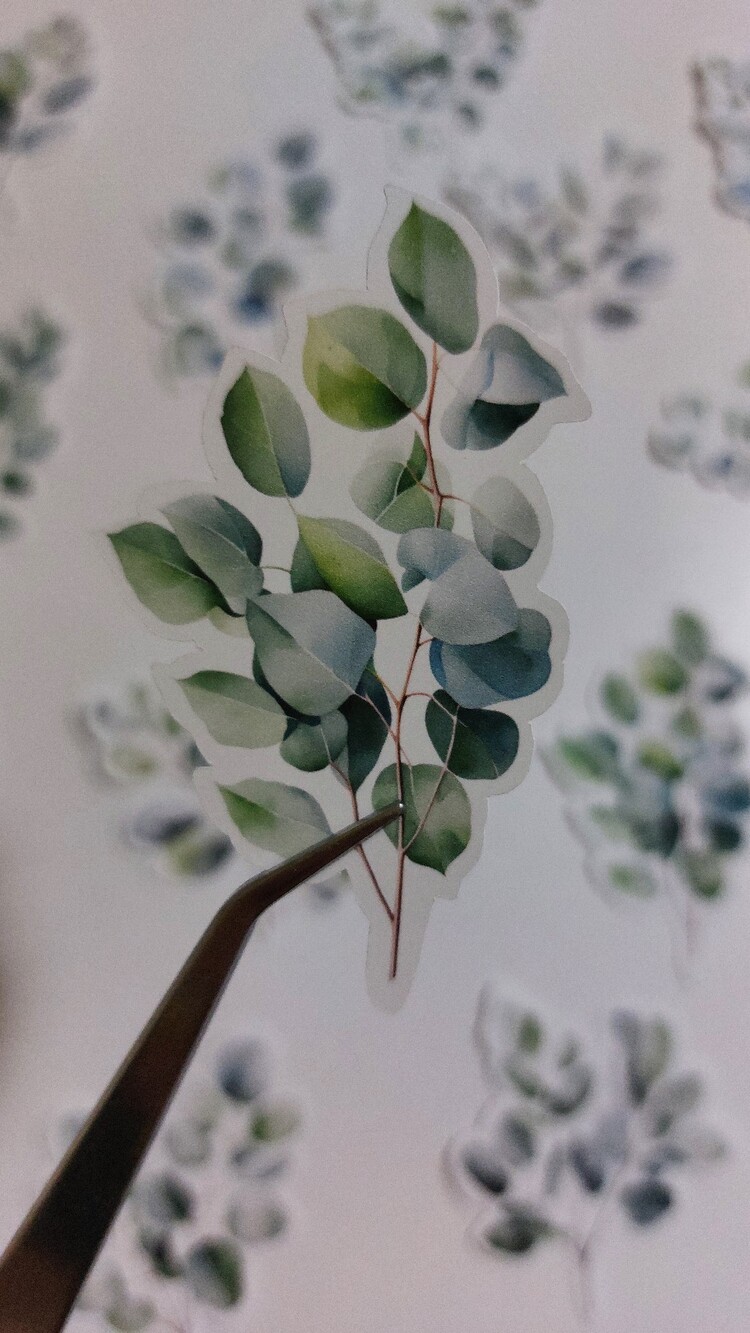 Sticker Bhap Green leaf sticker | Cutie Sticker Shop