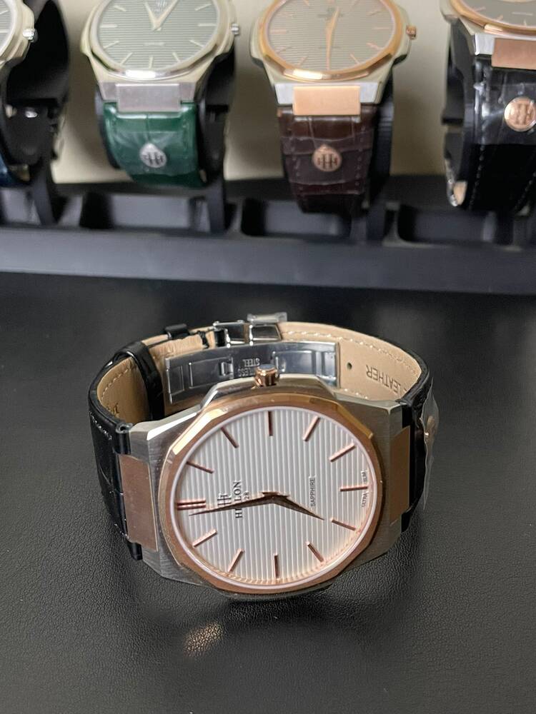 Hislon Erkek Rose Gold Çelik Saat