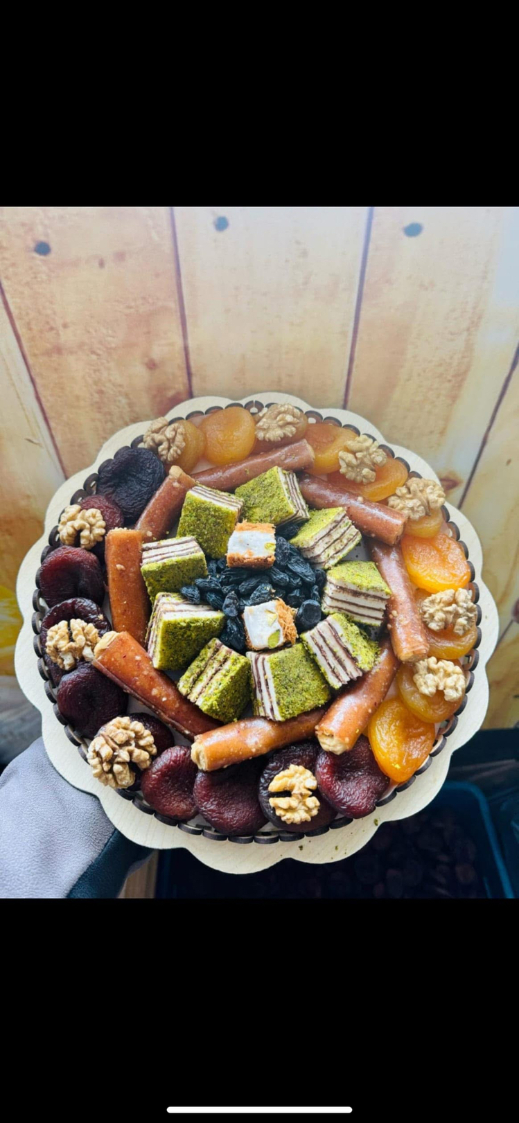 Hediyelik kayısı tabağı