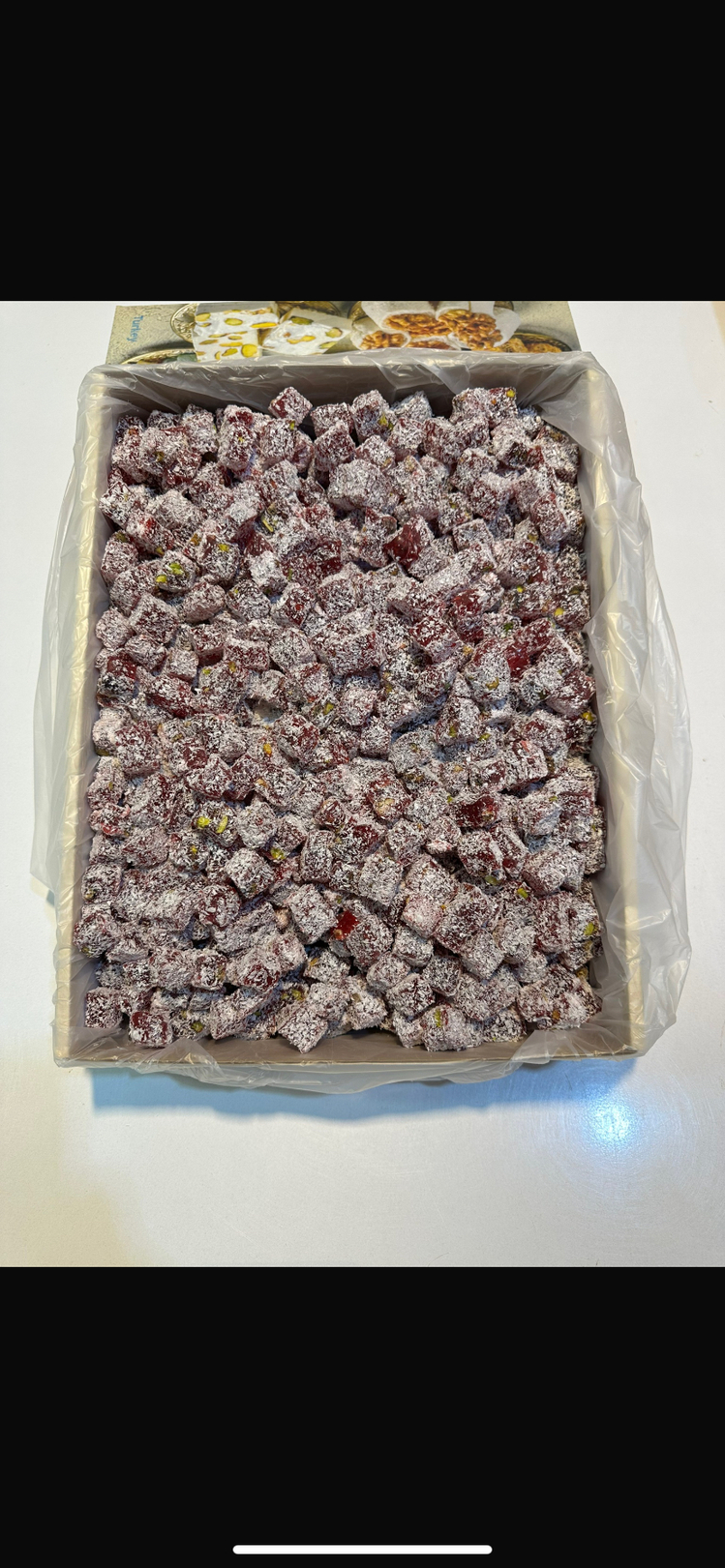 Narlı çifte lokum Antep fıstıklı