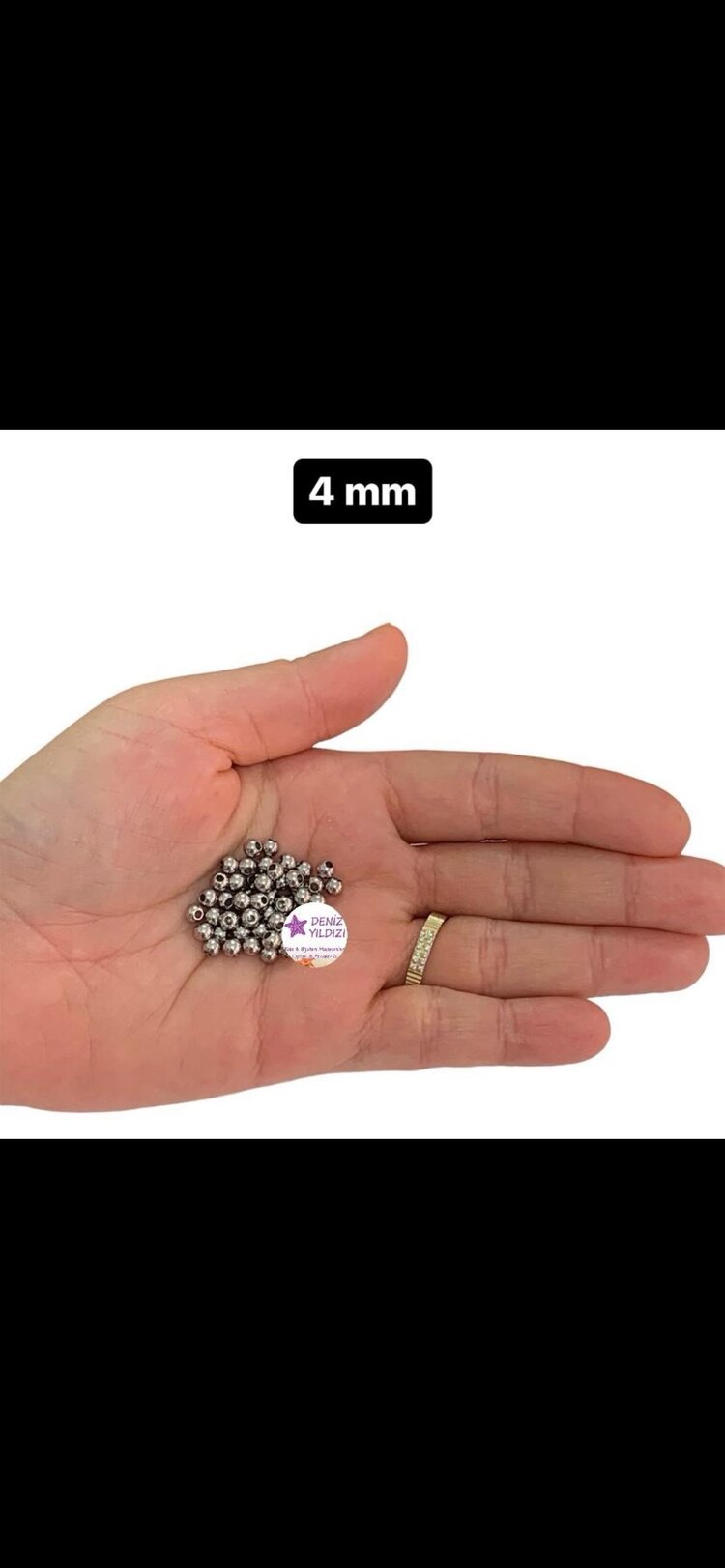 ÇELİK 4 mm Metal Top Beyaz