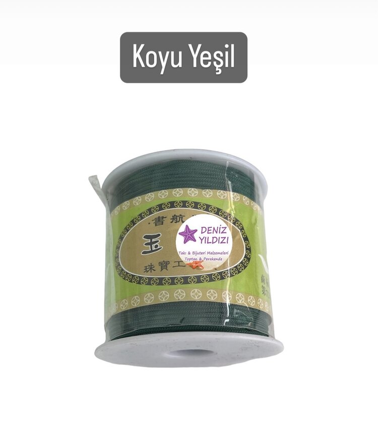 Paraşüt İpi 0,8 mm Koyu Yeşil