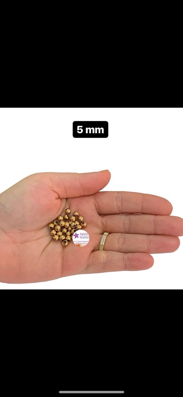 ÇELİK 5 mm Metal Top Sarı