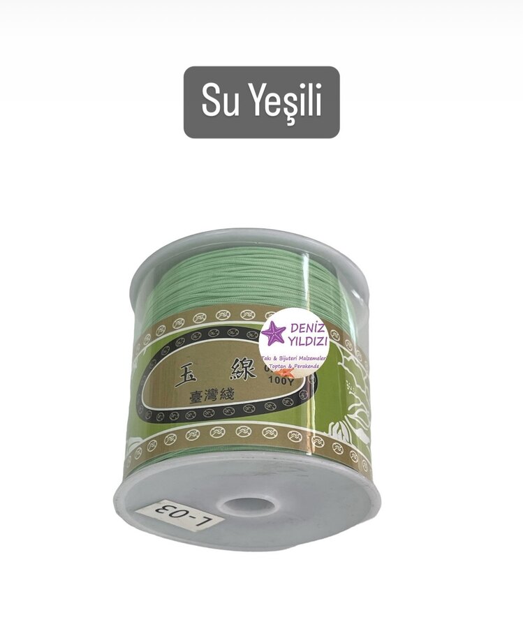 Paraşüt İpi 0,8 mm Su Yeşili