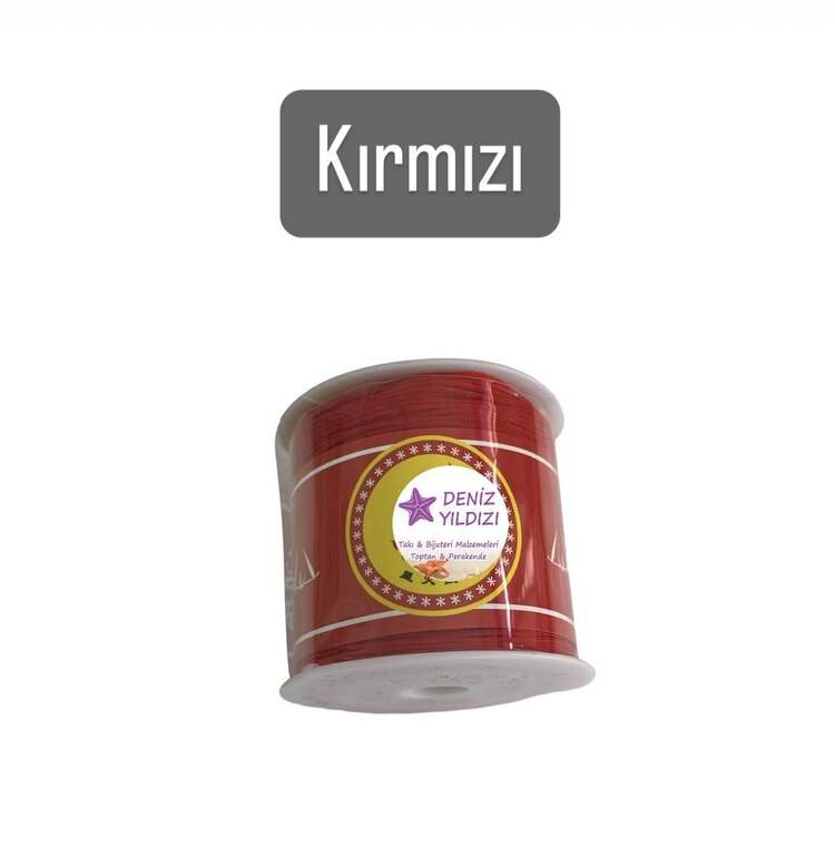 Paraşüt İpi 0,8 mm Kırmızı