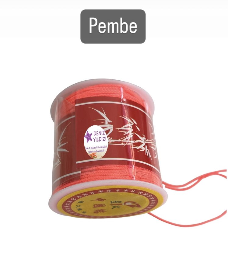 Paraşüt İpi 0,8 mm Pembe