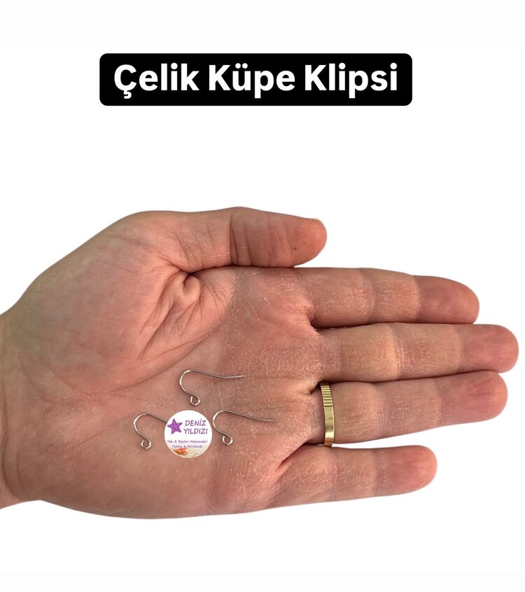 Çelik Küpe Klipsi no:5