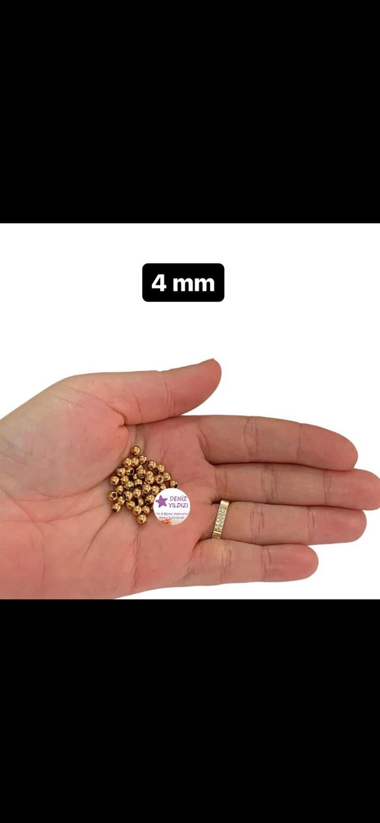 ÇELİK 4 mm Metal Top Sarı