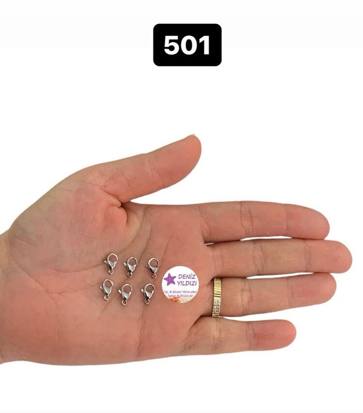 ÇELİK PAPAĞAN KLİPS 501 BEYAZ