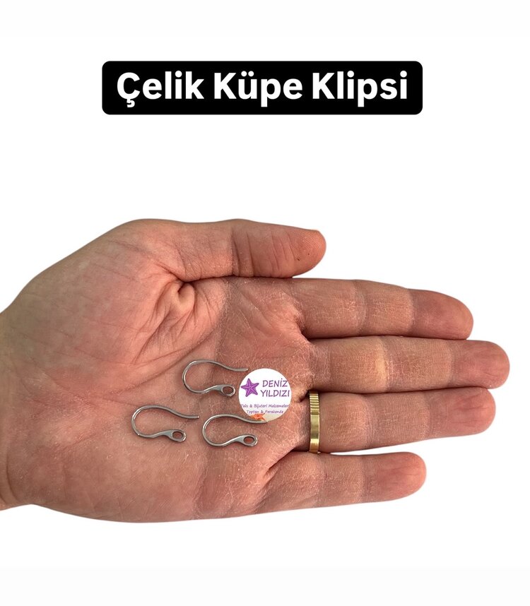 Çelik Küpe Klipsi no:6